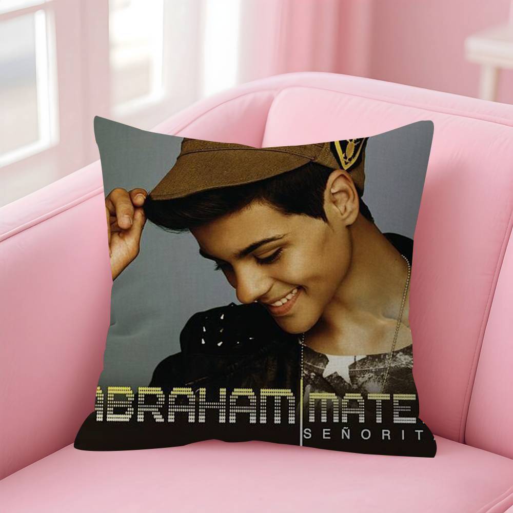 Singer Abraham Mateo Decorative Room Aesthetics Pillow Case Home Decor Bedroom Sofa Bed Couch Pillow Cover 45x45