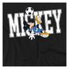 Disney Unisex Adult Kick Mickey Mouse Football T-Shirt