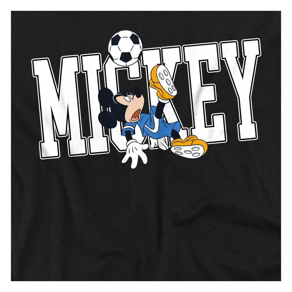 Disney Unisex Adult Kick Mickey Mouse Football T-Shirt