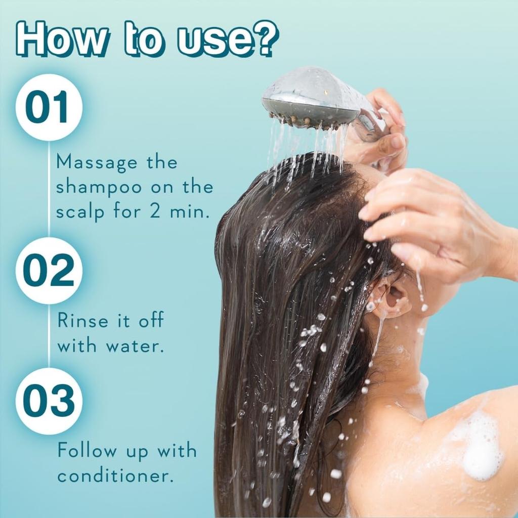 WishCare Hydrating AHA BHA Anti Dandruff Shampoo & Ceramide Conditioner Combo Pack 250ml+200ml