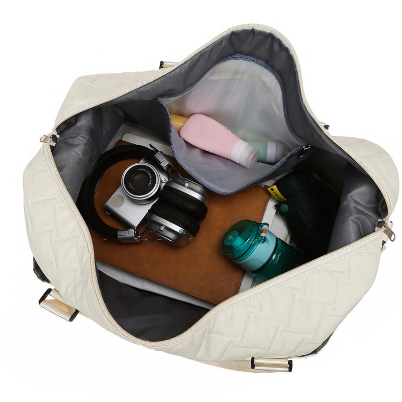 Large Capacity Travel Bag Women's Short-distance Outgoing Luggage Bag Storage Bag Dry And Wet Separate Sports Fitness Handbag