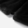 2024 Winter Extended Faux Fur Coat for Women To Look Thin and Imitate Mink Fur Coat Black Hooded Warm Comfortable Coats