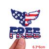 Вышивка-нашивка на тему США, День независимости, для DIY, 250-летие Америки, термонаклейки для одежды, мультяшные наклейки для пришивания