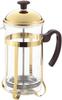 Coffee Press/Tea Server, 750ml French Press, 5-Cup Capacity, Graduated, Made In Japan, Mocha Brown, SJ3306