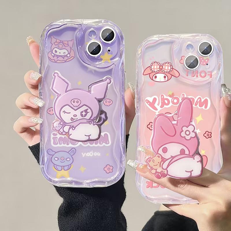 Чехол-подставка INS Melody Kuromi для Xiaomi MI 15T 15 Ultra 5G POCO M7 F7 X7 Pro M6 X6 F4 NFC X5 F6 PRO 5G Милый чехол