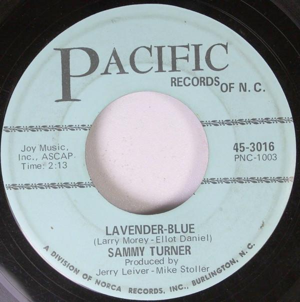 7-дюймовая пластинка SAMMY TURNER - Lavender-Blue / Wrapped Up In A Dre 453016 Pacific Records US Rock Б/у