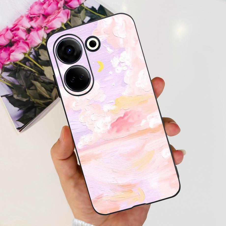 Чехол для Tecno Camon 20 Pro 5G 4G Чехол-крышка для Tecno Camon 20 Бампер Мягкие силиконовые чехлы для телефона Для Camon 20 Premier Fundas Дракон