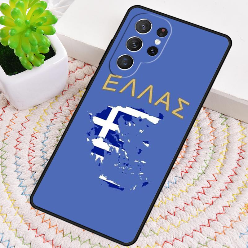 Греция Греческий Флаг Силиконовый Чехол Для Телефона Для Samsung Galaxy note 10 pro S26 S25 S24 S23 S22 S21 Plus S25Ultra Capa Чехол