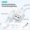 1-4Pcs 20W 3.3Ft/6.6Ft Fast Charging Cable For iPhone 14 13 12 11 Pro Max Plus XR Xs Phone Data Wire Cord Charger Accessories