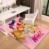 Wink Club Magical Friendship Area Rug Office rug, Chair Rug, Decor Carpet Livingroom bedroom Mat, Large Size Fan gifts Christmas gifts
