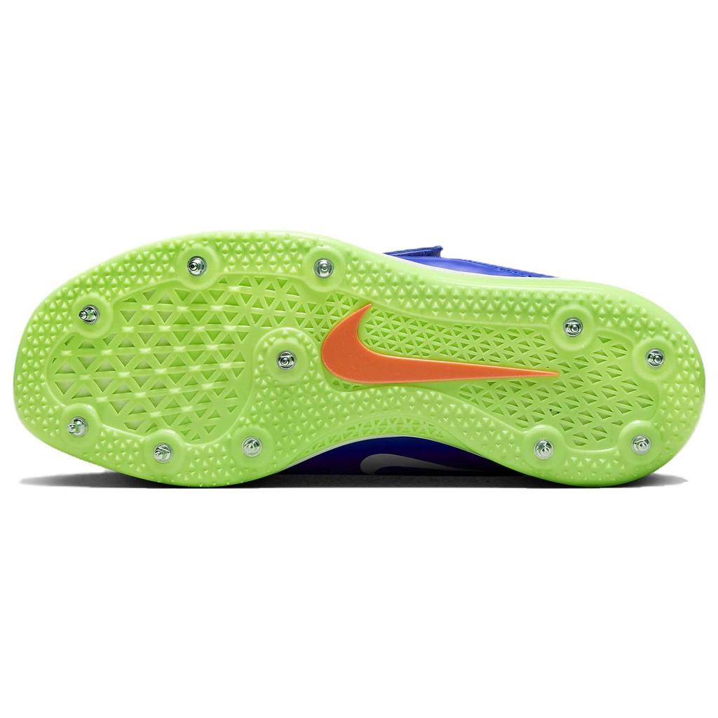 Nike High Jump Elite Racer Blue Lime Blast унисекс кроссовки Safety-Orange White 806561-400