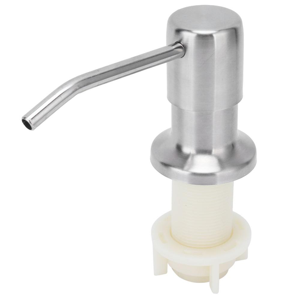 304 Stainless Steel Liquid Dispenser Pump Silicone Tube Sink Pump Head Built-In Installation