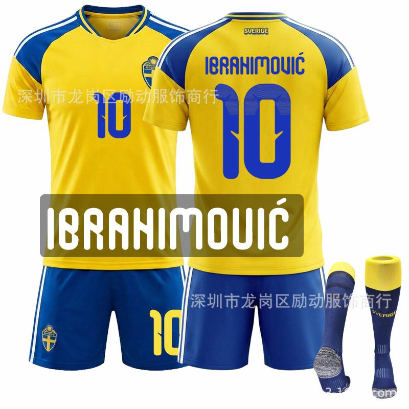 2526 Ibrahimouic No. 10 Sweden Home Jersey