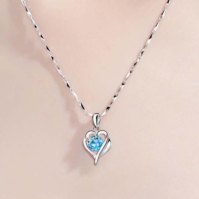 Ожерелье Женский Год Простая Любовь Одиночный Кулон для Подруги Подарок На День Рождения