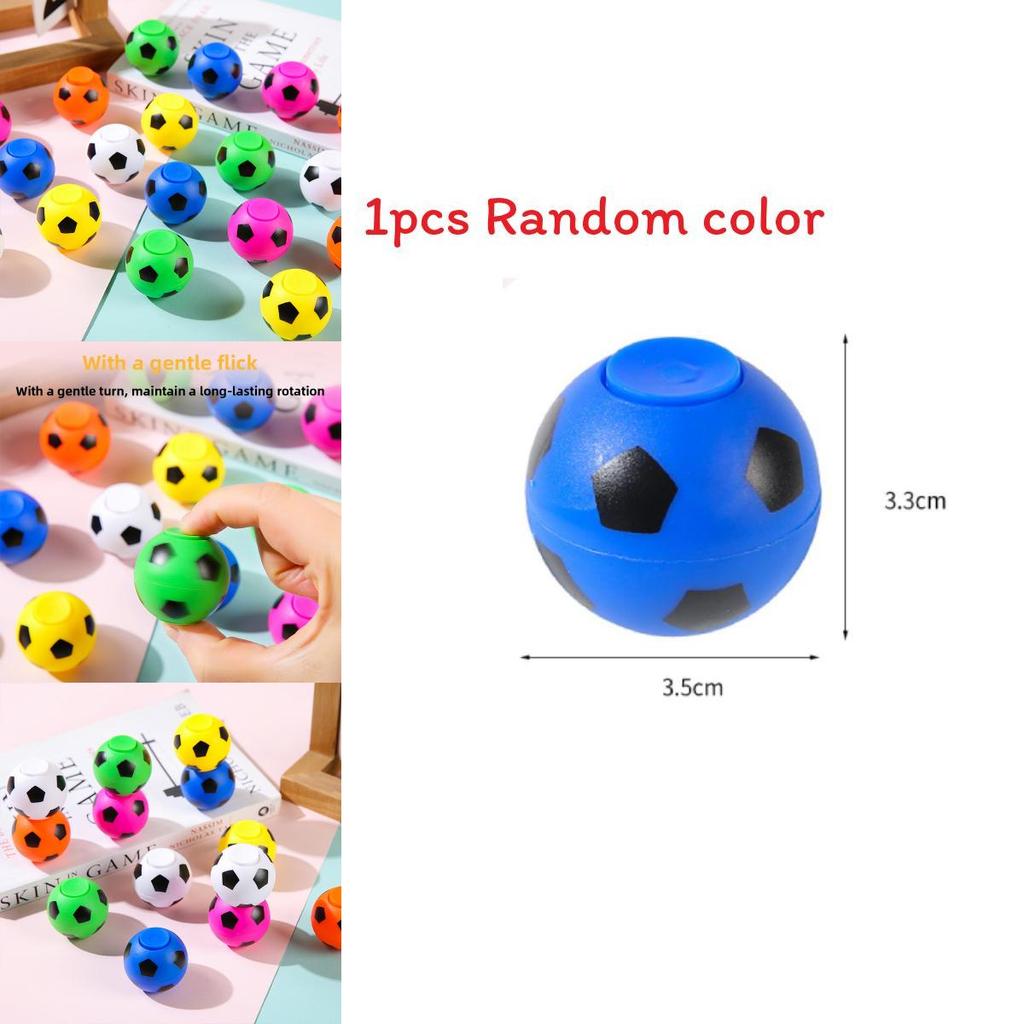 Креативный разноцветный пластиковый гироскоп в форме футбольного мяча, детская игрушка для маленьких детей
