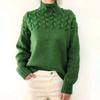 Осень Зима 2026 Женские водолазки Однотонные вязаные топы Повседневные пуловеры Женские шикарные свитеры Свитера с длинным рукавом Вязаные изделия