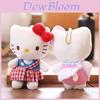 Плюшевый брелок Hello Kitty с мягким коротким ворсом для украшения сумки и для коллекционирования