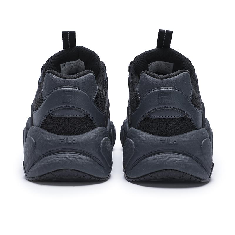 Fila Croissant Fashion Casual Versatile Low-Top Running Shoes Men Sneaker Black Gray F12M441102FBC