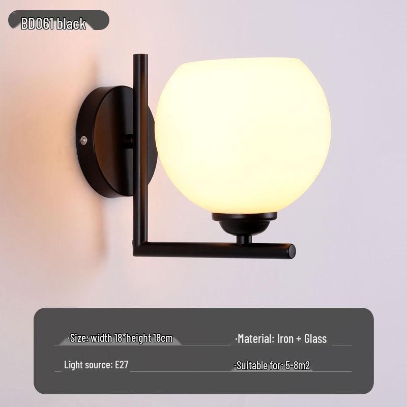Modern Nordic LED Wall Lamp for Bedroom and Living Spaces