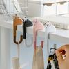Складной крючок для хранения вещей, вешалка, прочная, выдерживающая нагрузку, компактная, портативная, многофункциональная, органайзер для хранения вещей, крючок для стола сбоку