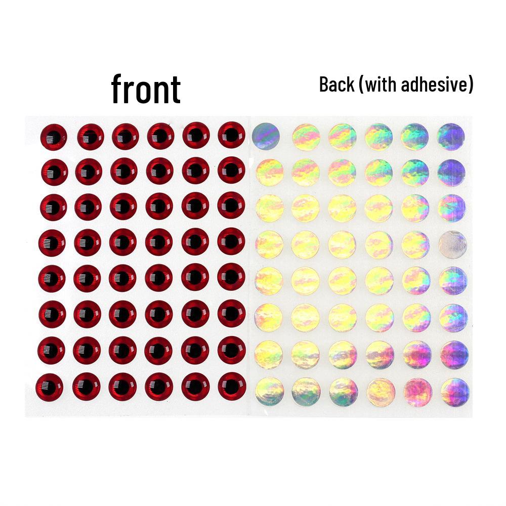 100 шт. 3D Бионические Глаза-Наклейки для Мушек и Рыболовных Снасти