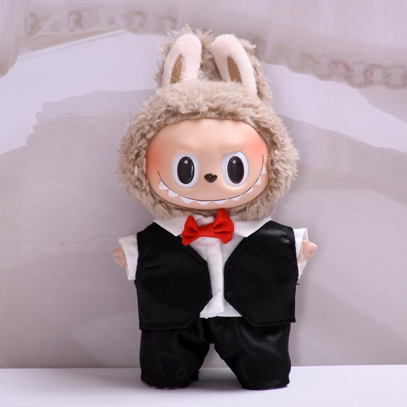 Замена висячего кулона Labubu Силиконовый костюм для кук: Свадебный костюм первого и второго поколений