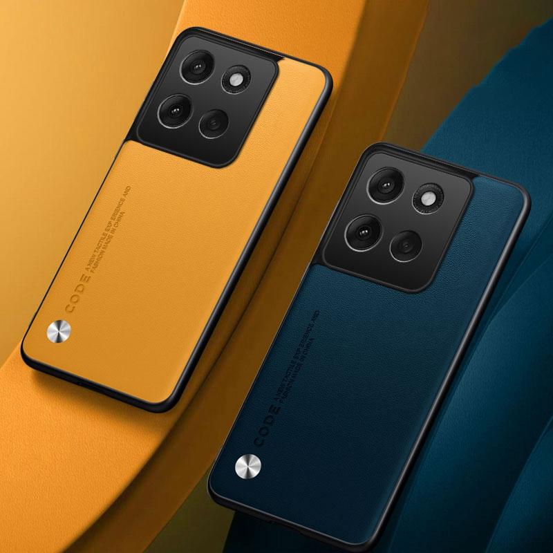 Роскошный ударопрочный чехол из ПУ-кожи для Motorola Moto G86 5G - Защитная задняя крышка в нескольких цветах