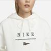 Nike Толстовка с капюшоном с логотипом, женская, белая FD0855-133
