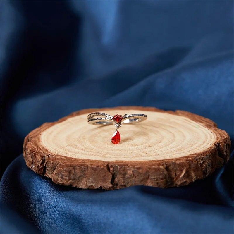 Аниме Tian Guan Ci Fu Ring Hua Cheng Xie Lian Косплей Регулируемые кольца унисекс для пары на день рождения Кольца в стиле комиксов TGCF Ювелирные аксессуары