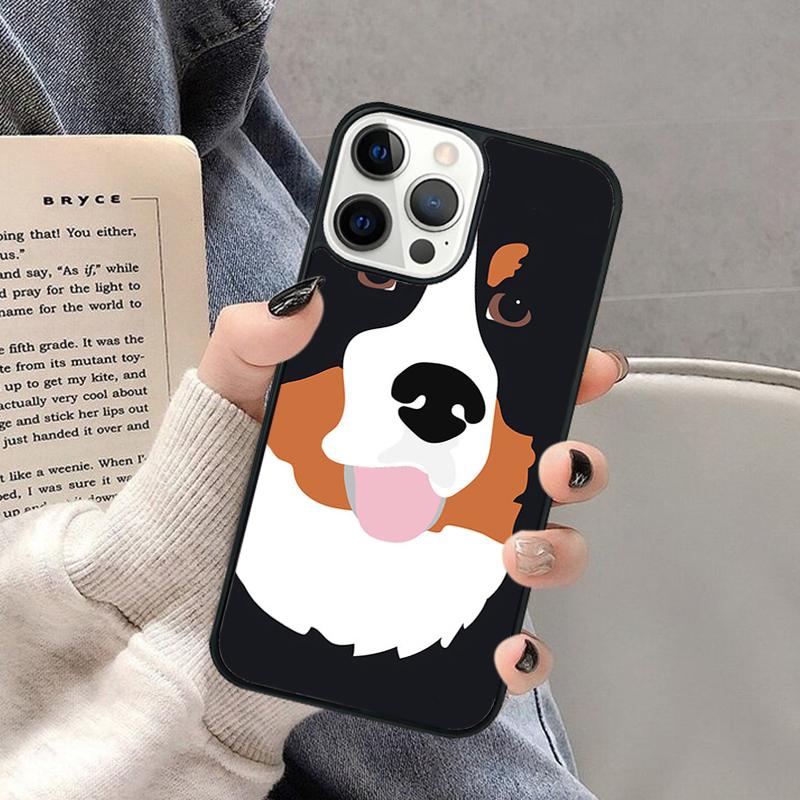 Чехол для телефона с изображением Бернского зенненхунда для iPhone 17 Air 16 16e 15 Plus для Apple 13 11 12 14 Pro Max Чехол-бампер