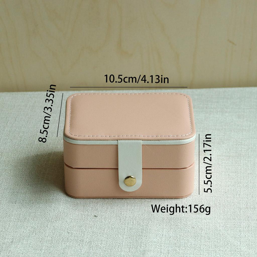 Portable Jewelry Casket Packaging Box Makeup Organizer For Exquisite Cosmetic Beauty Case Container Graduation Events Gift