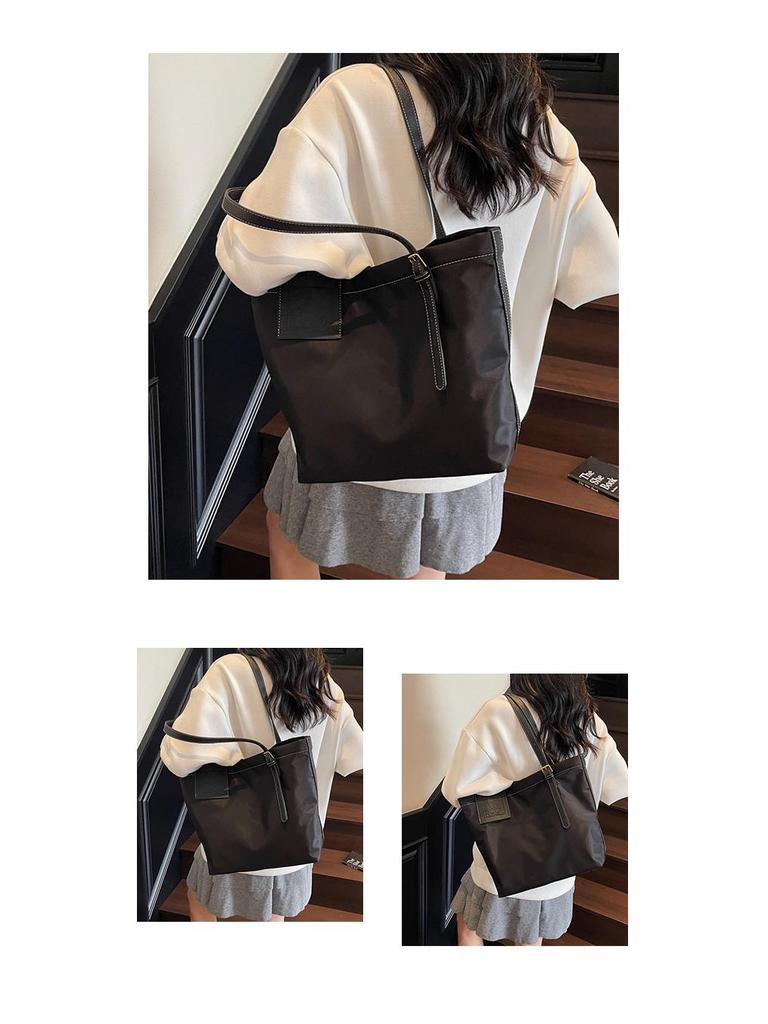 Женская сумка-тоут через плечо для осени 2025 года, универсальная, большой вместимости, высокого класса, для поездок на работу