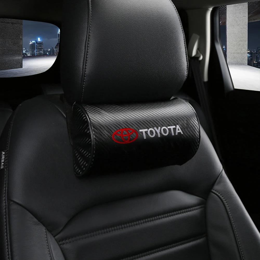 Car Seat Head Support Pillow Auto Headrest Neck Support Protect For Toyota Avalon Mirai Avensis Prado Hilux VVT-I 4WD Corolla