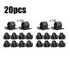 10/30/60pcs Car Bonnet Engine Hood Sound Deadener Insulation Clips For VW Lupo Passat Phaeton Scirocco Tiguan Holding Rivet