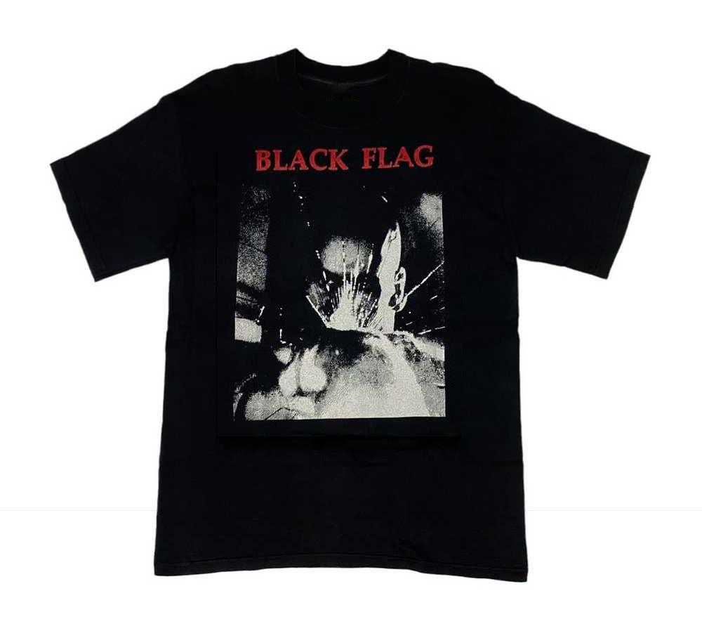 Black Flag Band Album Tour 100% Cotton Adult T-Shirt All Size ED029