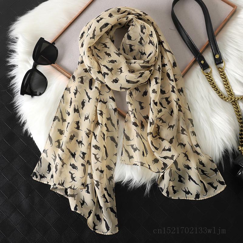 Fashion Printed Floral Chiffon Hijab Scarf Women Pareo Lady Bandanas Beach Towels Summer Muslim Veil Wrap Female Foulard