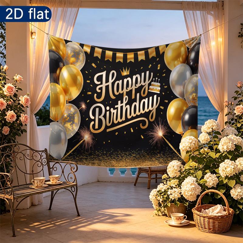 Party Backdrop Birthday Balloon Silver Photo Booth Background Front Door Decor