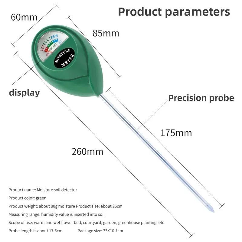 BEPAN Soil Moisture Meter Plant Watering Test Soil Humidity Monitor Detector Hygrometer Flower Testing Home Gardening Measuring Tool