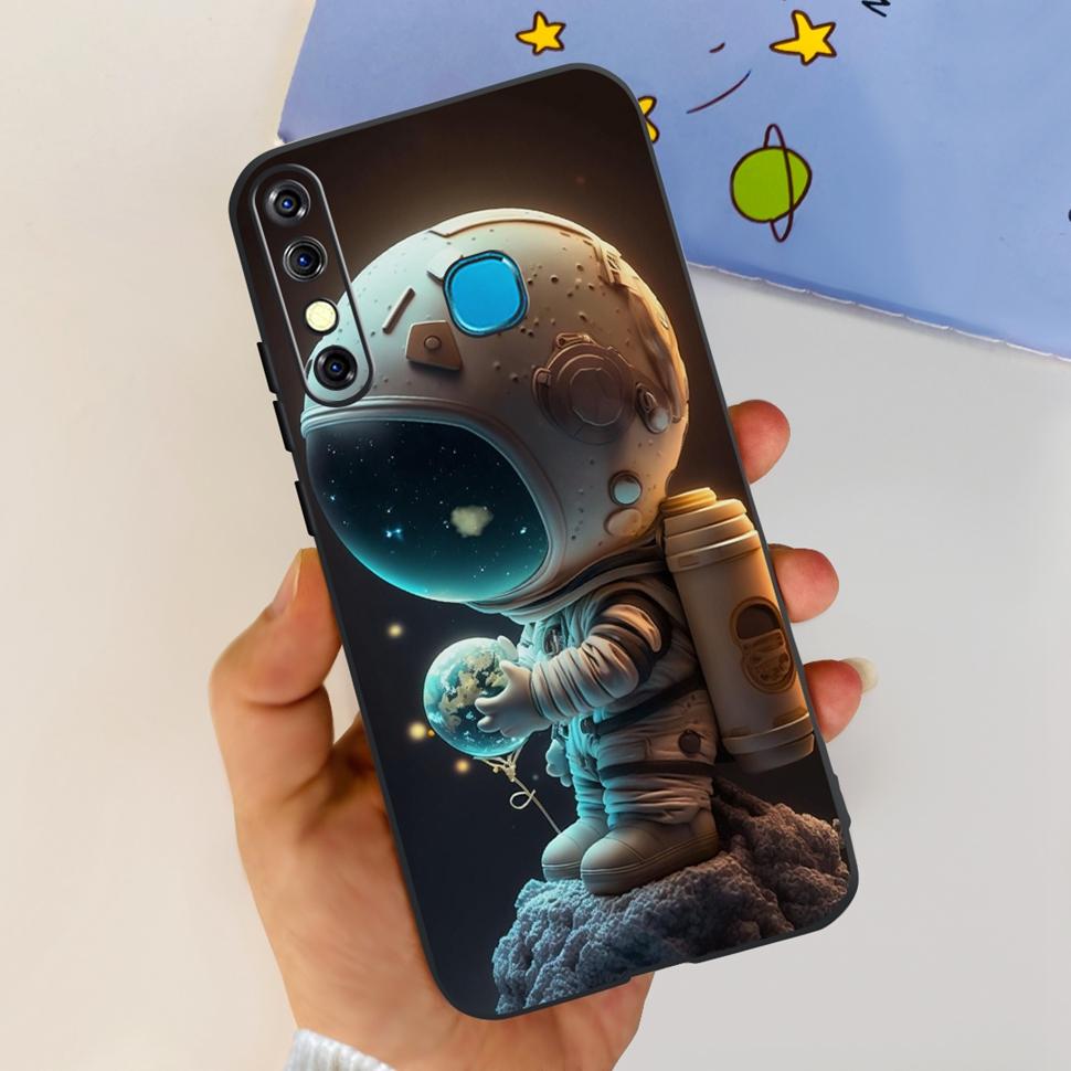 For Infinix Hot 8 2019 Case Cute Panda Butterfly Soft TPU Phone Case For Infinix Hot 8 Hot8 Back Cover X650C X650B Coque Bumper