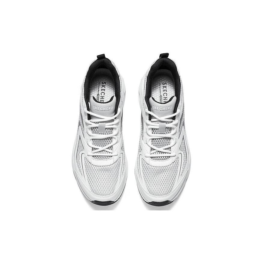 Skechers Uno Удобные Универсальные Амортизирующие Прочные Низкие Повседневные Беговые Кроссовки Мужские Сникер Белый 183079-LTGY