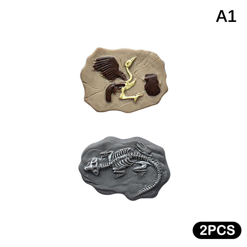 Мини Набор Моделей Ископаемых Динозавров Винтажные Полимерные Статуэтки с Дизайнами Рыб и Птиц Микро Ландшафтный Декор Кукольного Домика Игрушка DIY Поделки