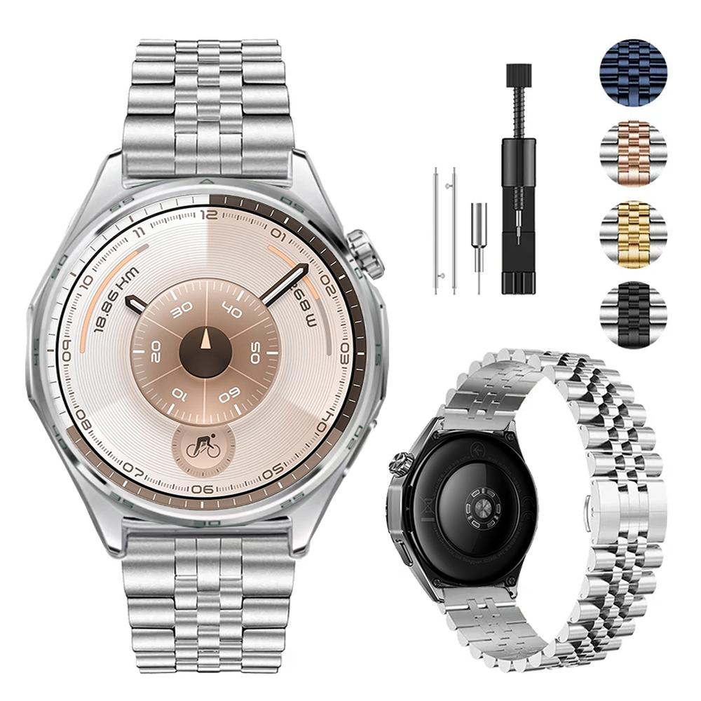 Металлический ремешок 22 мм для Huawei Watch GT6 Pro GT5 Pro 46 мм Браслет из нержавеющей стали Ремешок для часов Huawei Watch 5/4/GT6/5/4 GT3 Pro 46 мм