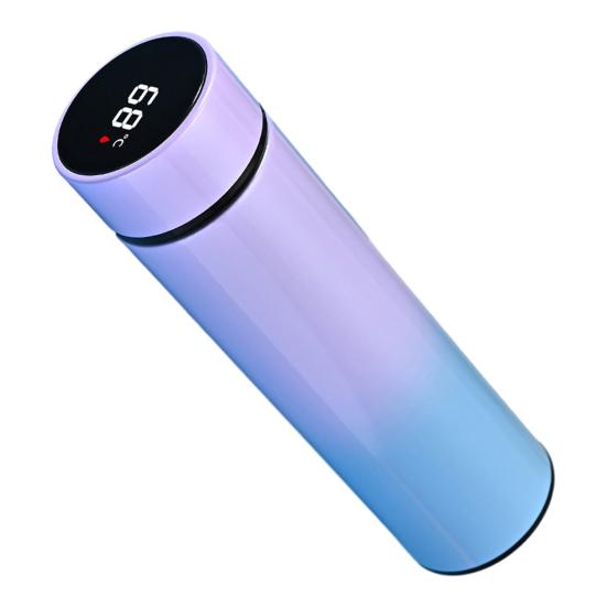 Умная термокружка с дисплеем температуры 500 мл из нержавеющей стали с вакуумной изоляцией чайный пакетик фильтр портативная дорожная чашка