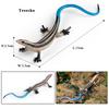 Oenux New Simulation Wild Reptile Animals Action Figures Lizard Model Figurines Kids Education Congnitive Scene Decoration Toy