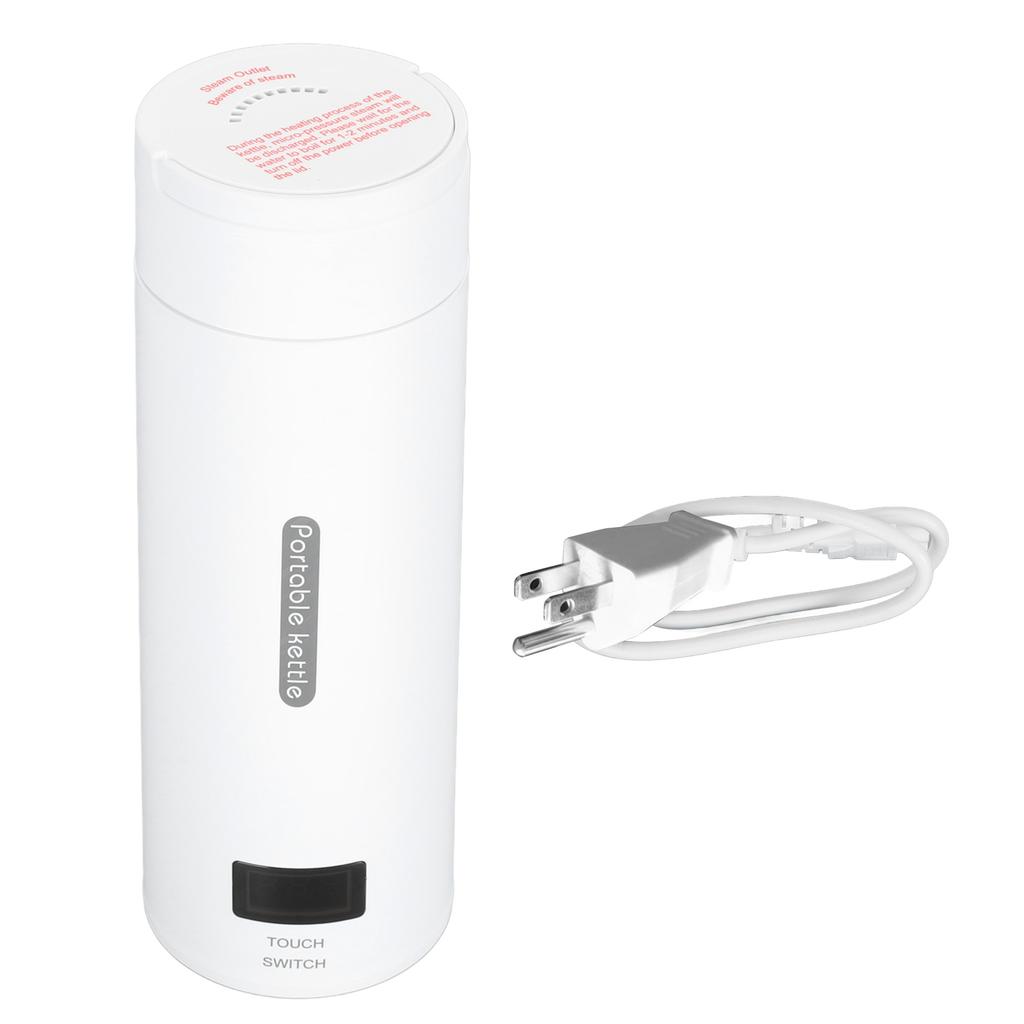 Portable Electric Kettle Stainless Steel Milk Coffee Tea Water Boiler Multifunction for Car Travel 5