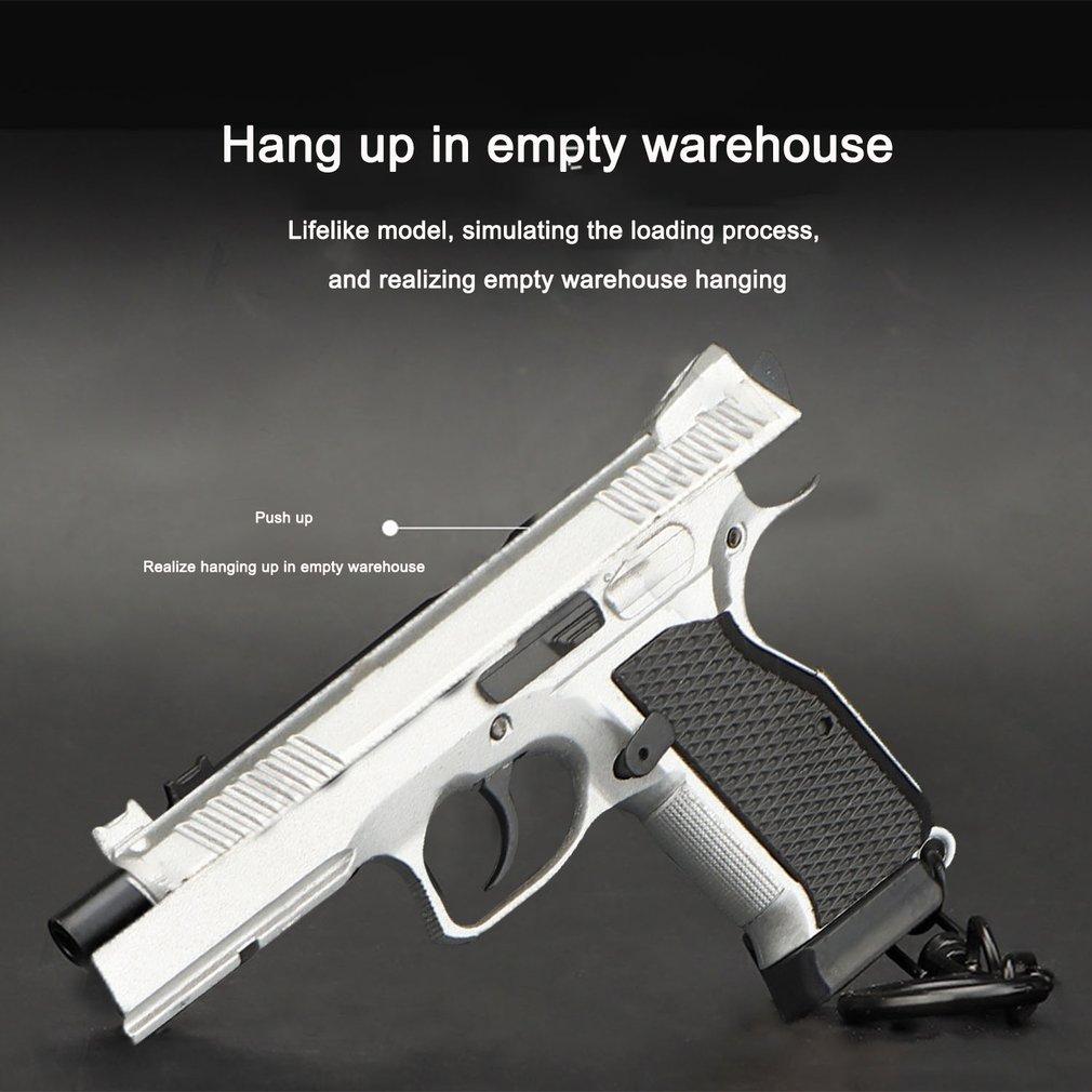 Брелок Тактический Пистолет Форма Съемный Мини Портативный Украшения Цепи Кольцо