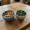3D Printed Double Nut Bowl Round Berry Strainer Basket Practical Snack Serving Bowl  Easy To Clean