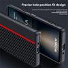 For Sony Xperia 1 VII Case Leather+PC Hard Phone Cover Carbon Fiber Texture