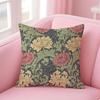 Art WWilliam Morris Cushion Cover Pillow Case Soft Skin Friendly Fabric Comfort  Concealed Zipper