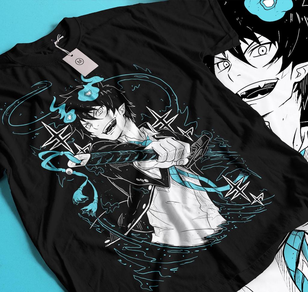 Blue Exorcist Rin Okumura T-Shirt, Men's and Women's Sizes (drsh-347)
